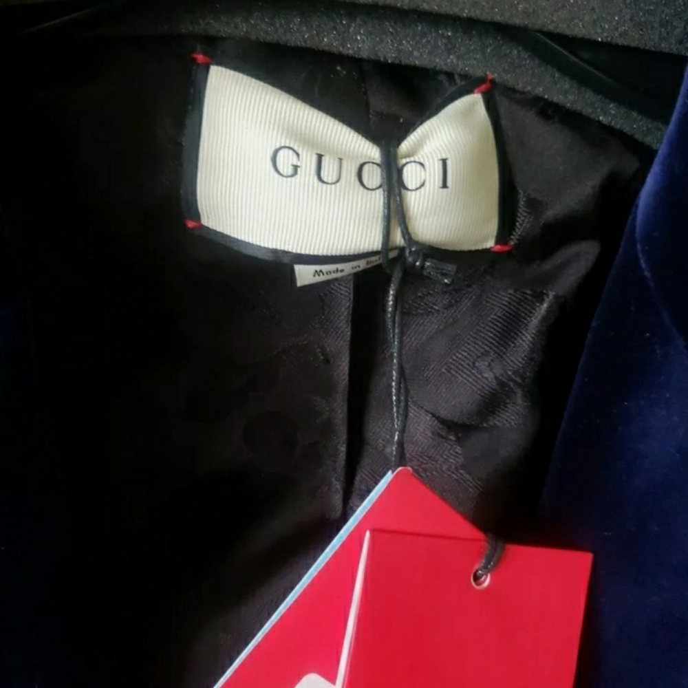 Blue Velvet Gucci NY Blazer - Picture 4 of 5